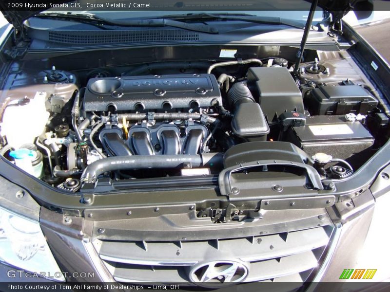 Cocoa Metallic / Camel 2009 Hyundai Sonata GLS
