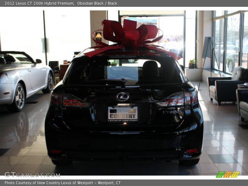 Obsidian Black / Black 2012 Lexus CT 200h Hybrid Premium