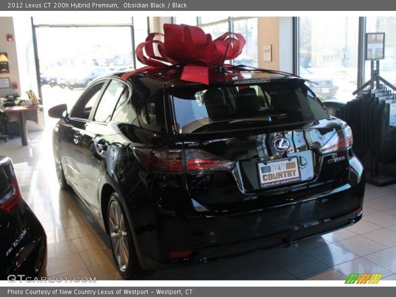 Obsidian Black / Black 2012 Lexus CT 200h Hybrid Premium