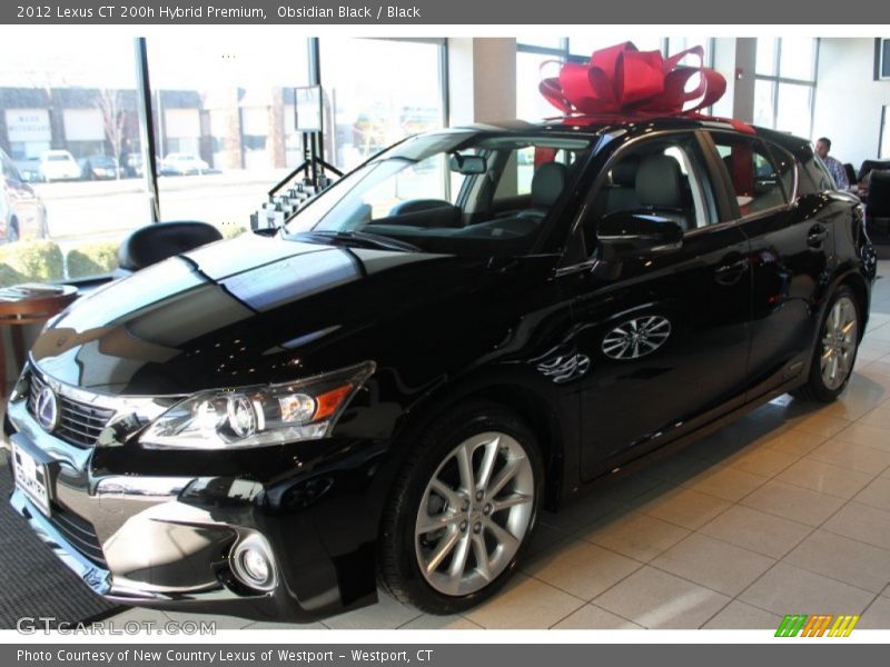 Obsidian Black / Black 2012 Lexus CT 200h Hybrid Premium