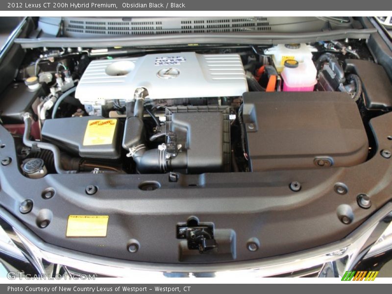Obsidian Black / Black 2012 Lexus CT 200h Hybrid Premium
