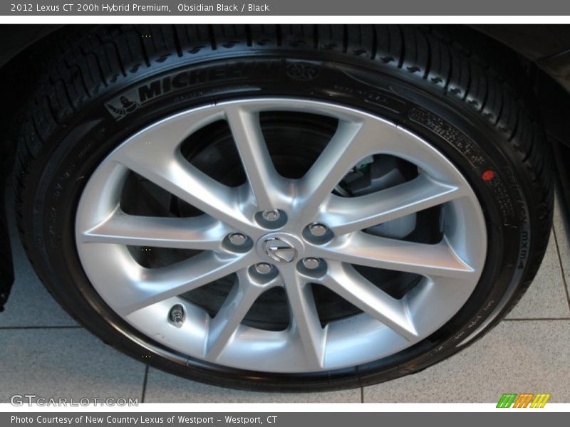 Obsidian Black / Black 2012 Lexus CT 200h Hybrid Premium