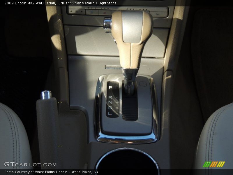 Brilliant Silver Metallic / Light Stone 2009 Lincoln MKZ AWD Sedan