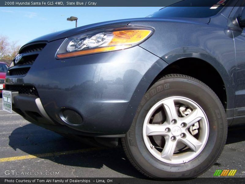 Slate Blue / Gray 2008 Hyundai Santa Fe GLS 4WD