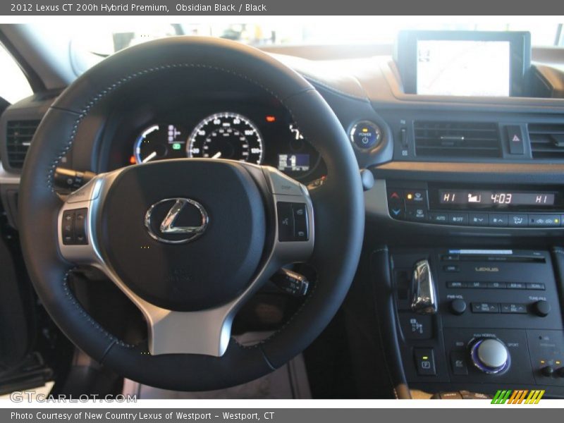 Obsidian Black / Black 2012 Lexus CT 200h Hybrid Premium