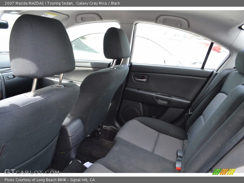 Galaxy Gray Mica / Black 2007 Mazda MAZDA3 i Touring Sedan