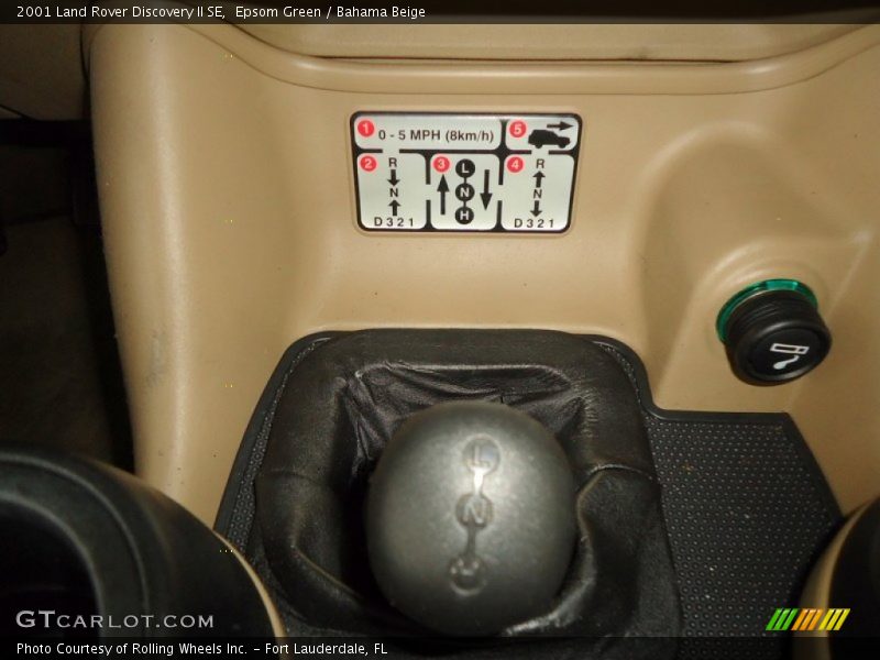 Epsom Green / Bahama Beige 2001 Land Rover Discovery II SE