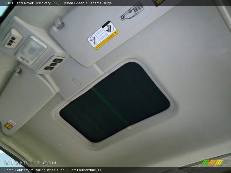 Epsom Green / Bahama Beige 2001 Land Rover Discovery II SE