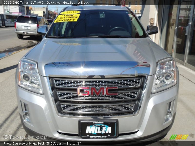 Quicksilver Metallic / Jet Black 2010 GMC Terrain SLT AWD