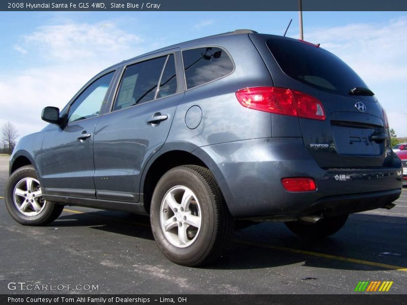 Slate Blue / Gray 2008 Hyundai Santa Fe GLS 4WD