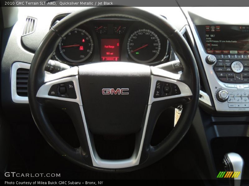 Quicksilver Metallic / Jet Black 2010 GMC Terrain SLT AWD