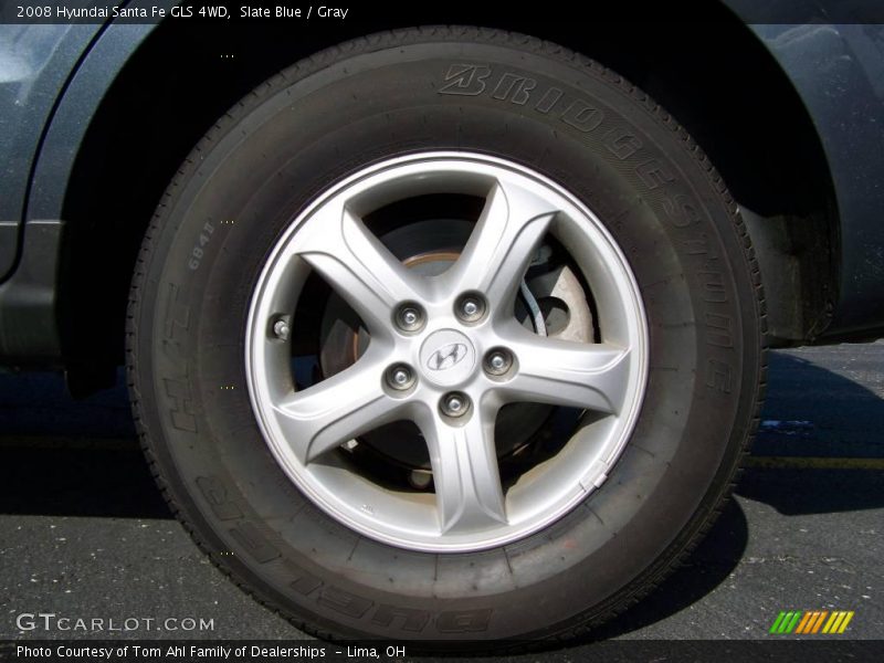 Slate Blue / Gray 2008 Hyundai Santa Fe GLS 4WD