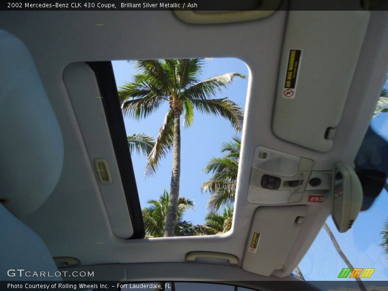 Sunroof of 2002 CLK 430 Coupe