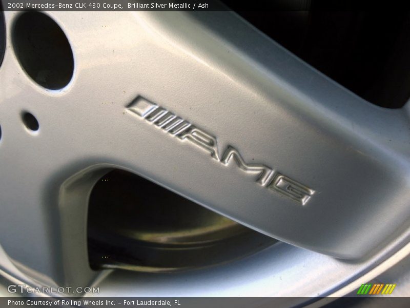 Brilliant Silver Metallic / Ash 2002 Mercedes-Benz CLK 430 Coupe