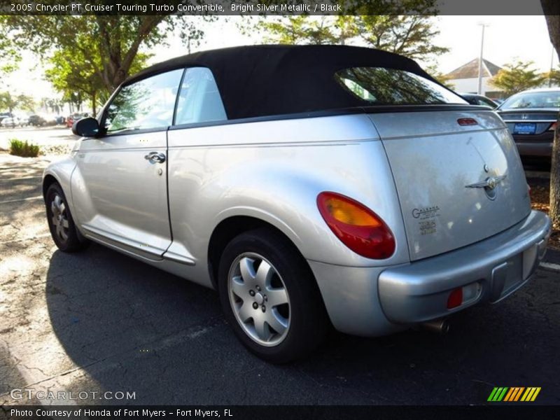 Bright Silver Metallic / Black 2005 Chrysler PT Cruiser Touring Turbo Convertible