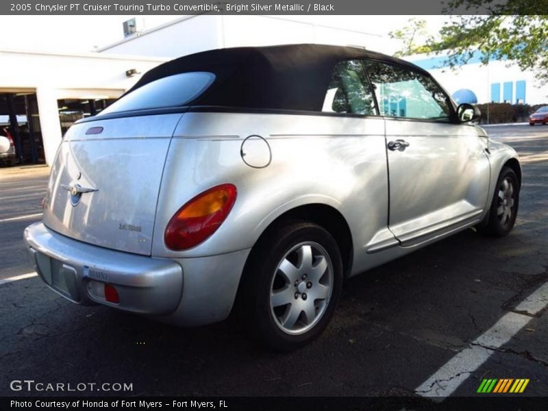 Bright Silver Metallic / Black 2005 Chrysler PT Cruiser Touring Turbo Convertible