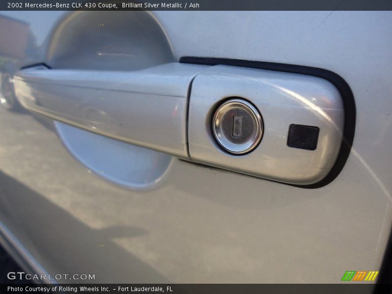 Brilliant Silver Metallic / Ash 2002 Mercedes-Benz CLK 430 Coupe