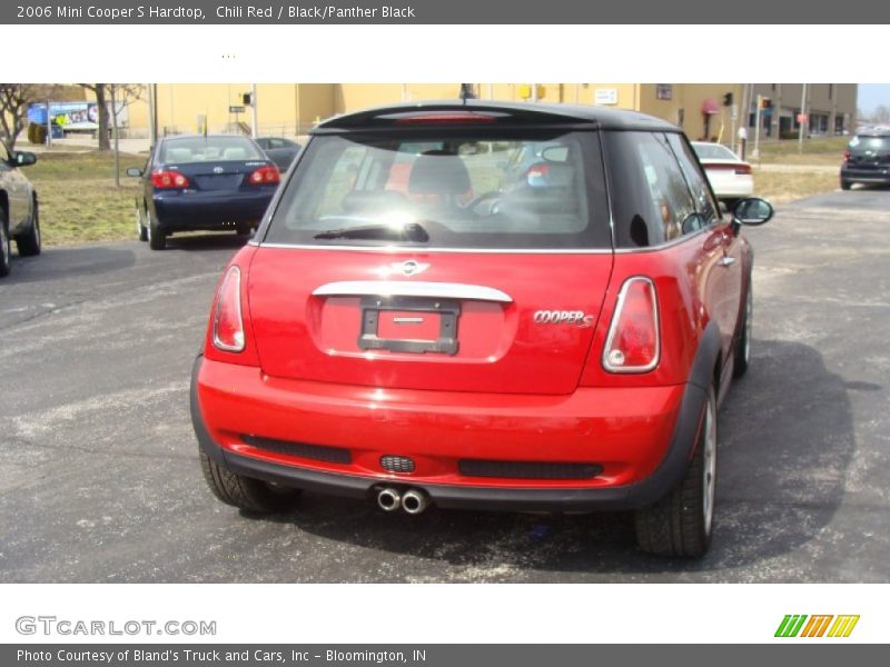 Chili Red / Black/Panther Black 2006 Mini Cooper S Hardtop
