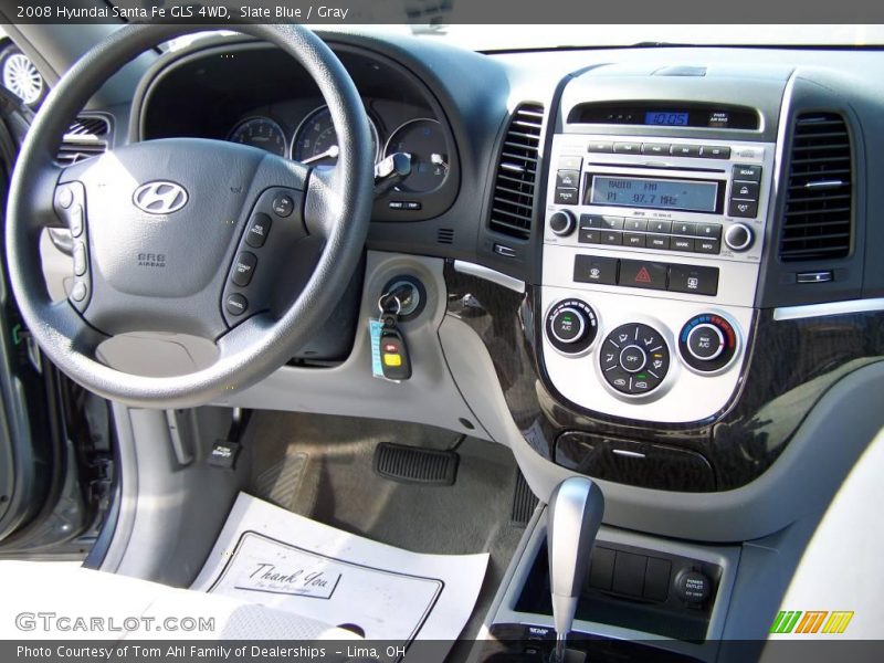 Slate Blue / Gray 2008 Hyundai Santa Fe GLS 4WD
