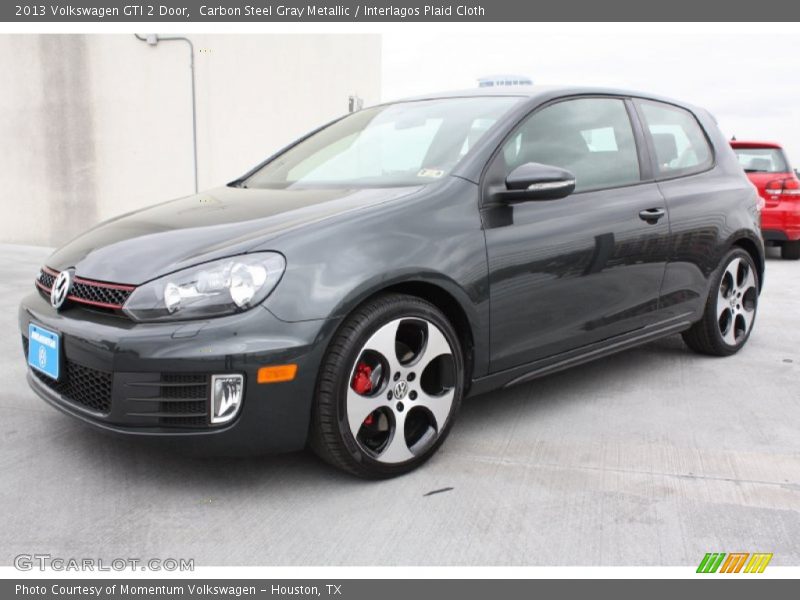 Carbon Steel Gray Metallic / Interlagos Plaid Cloth 2013 Volkswagen GTI 2 Door