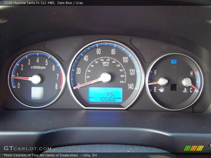 Slate Blue / Gray 2008 Hyundai Santa Fe GLS 4WD