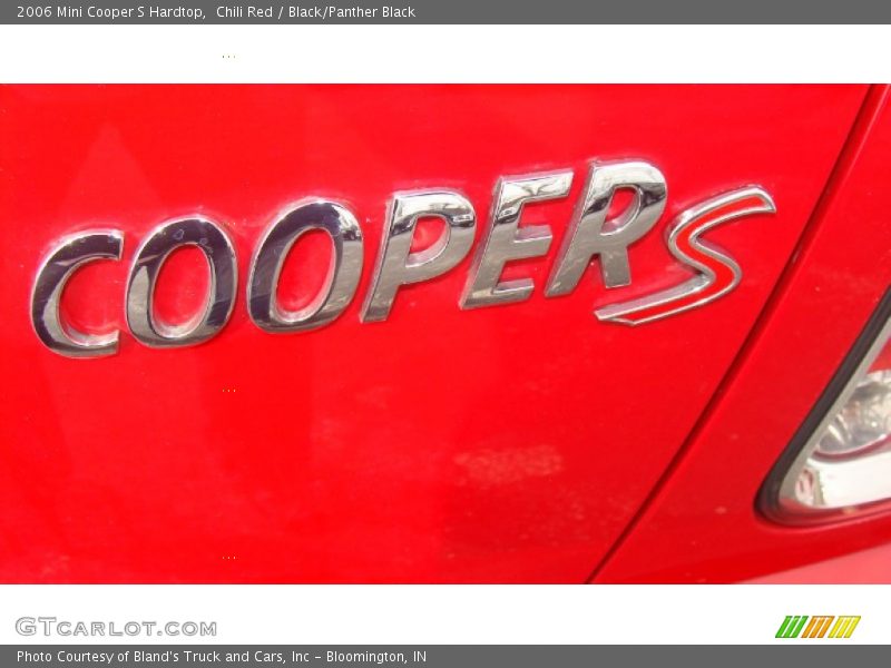Chili Red / Black/Panther Black 2006 Mini Cooper S Hardtop