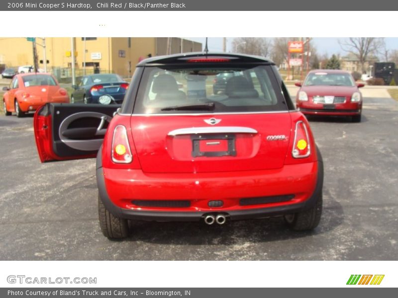 Chili Red / Black/Panther Black 2006 Mini Cooper S Hardtop