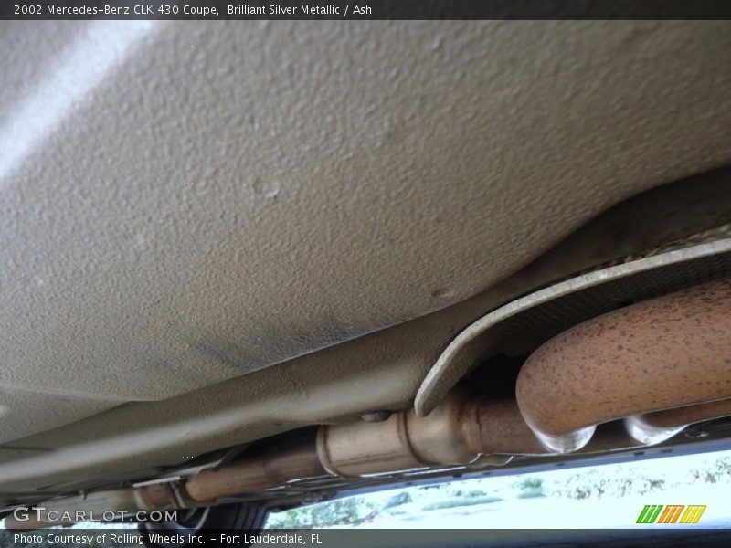 Brilliant Silver Metallic / Ash 2002 Mercedes-Benz CLK 430 Coupe