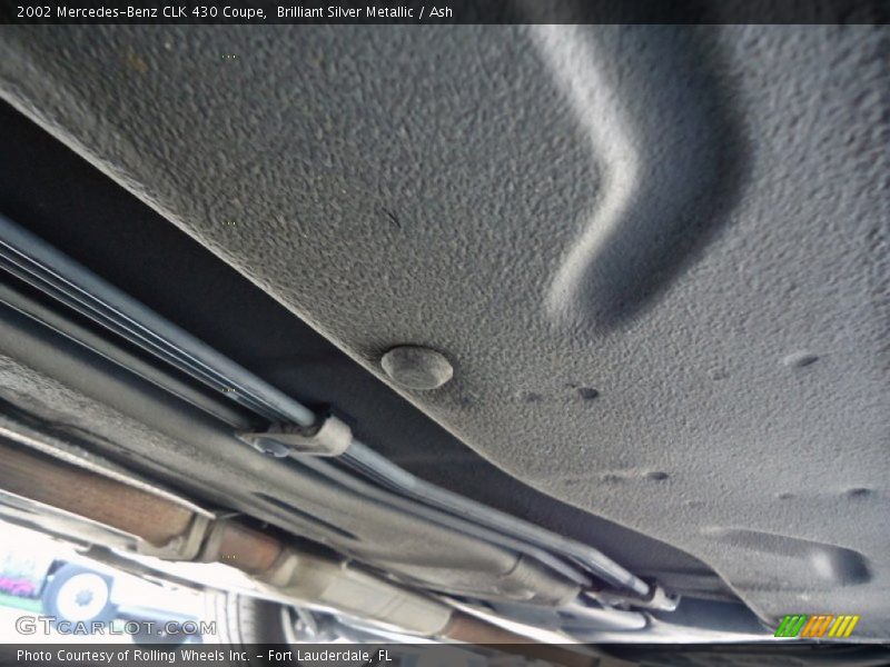 Brilliant Silver Metallic / Ash 2002 Mercedes-Benz CLK 430 Coupe