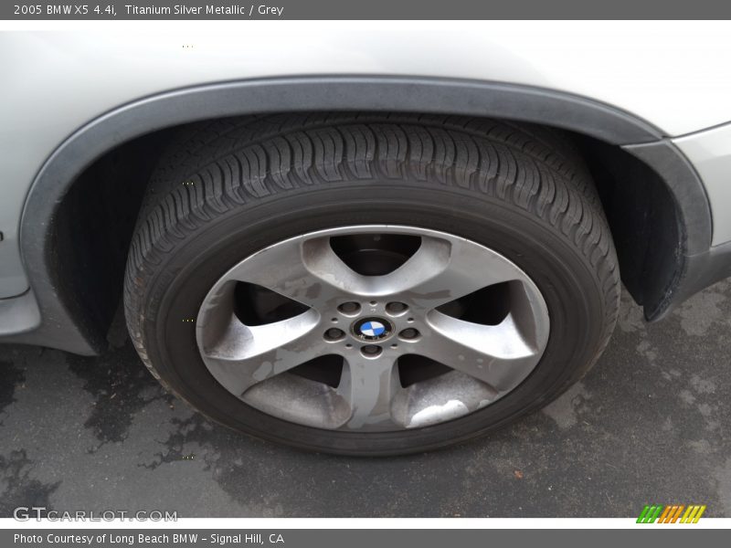 Titanium Silver Metallic / Grey 2005 BMW X5 4.4i