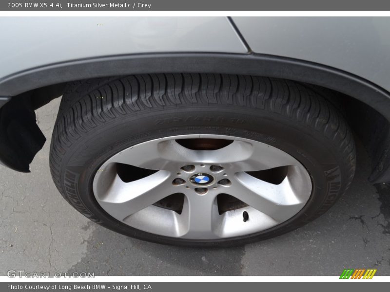 Titanium Silver Metallic / Grey 2005 BMW X5 4.4i