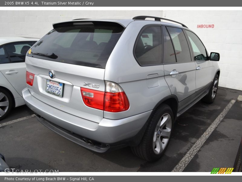 Titanium Silver Metallic / Grey 2005 BMW X5 4.4i