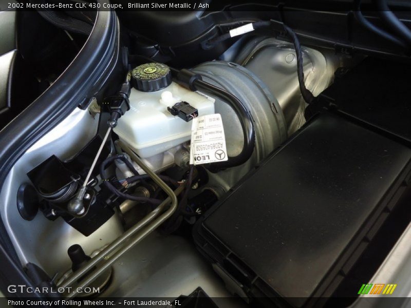 Brilliant Silver Metallic / Ash 2002 Mercedes-Benz CLK 430 Coupe