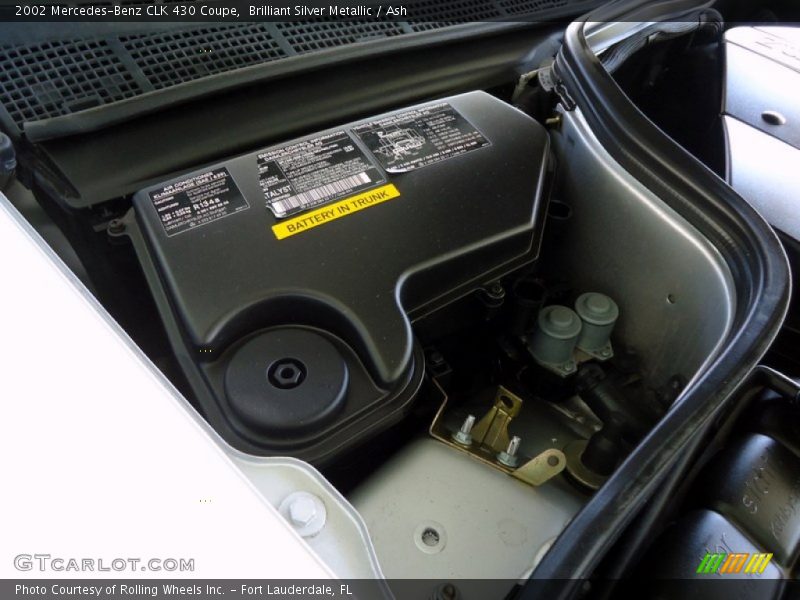 Brilliant Silver Metallic / Ash 2002 Mercedes-Benz CLK 430 Coupe
