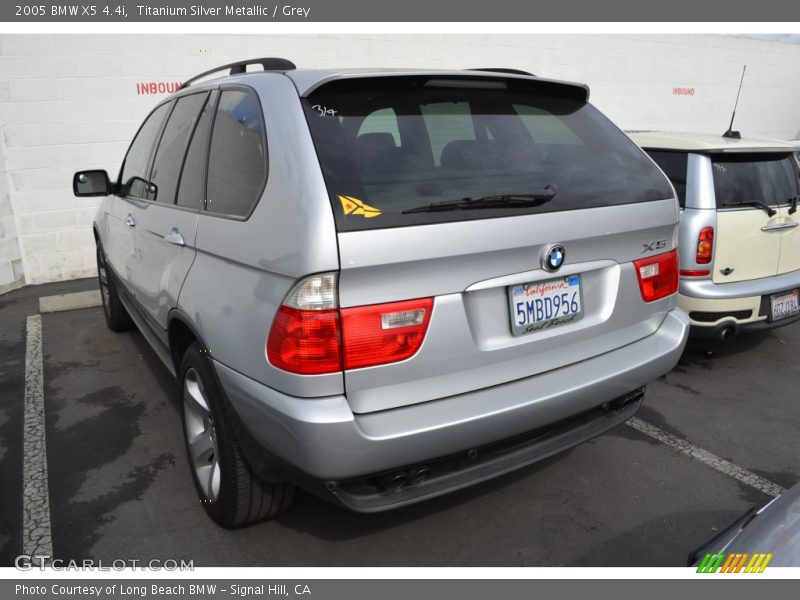 Titanium Silver Metallic / Grey 2005 BMW X5 4.4i