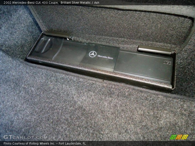 Brilliant Silver Metallic / Ash 2002 Mercedes-Benz CLK 430 Coupe