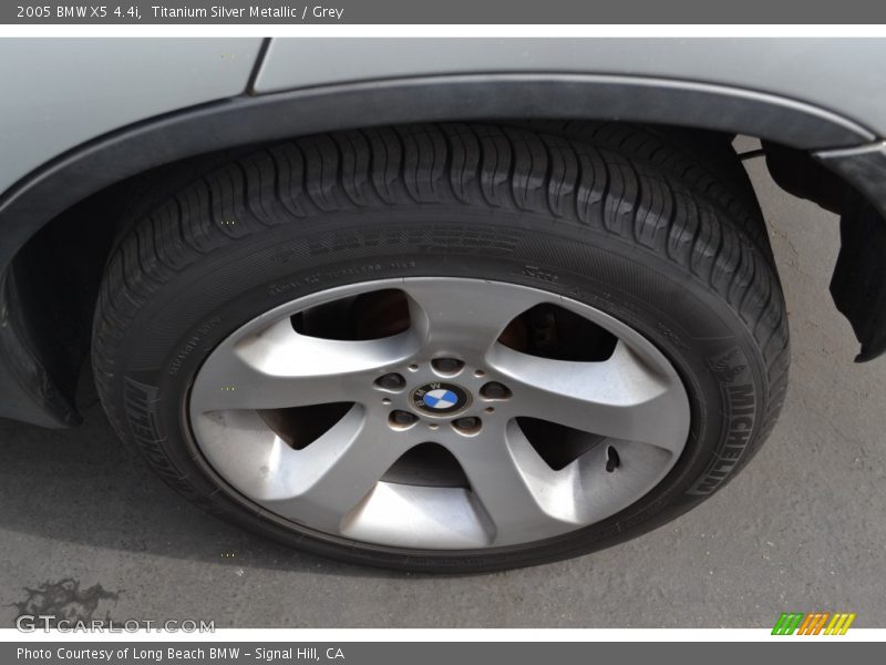 Titanium Silver Metallic / Grey 2005 BMW X5 4.4i