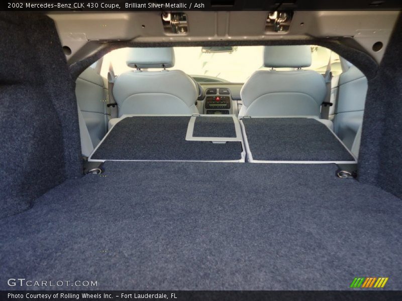 Brilliant Silver Metallic / Ash 2002 Mercedes-Benz CLK 430 Coupe