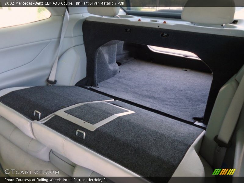 Brilliant Silver Metallic / Ash 2002 Mercedes-Benz CLK 430 Coupe