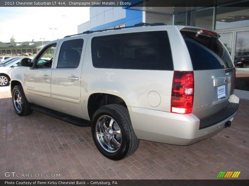 Champagne Silver Metallic / Ebony 2013 Chevrolet Suburban LT 4x4