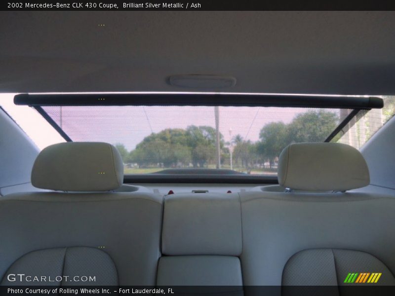 Brilliant Silver Metallic / Ash 2002 Mercedes-Benz CLK 430 Coupe