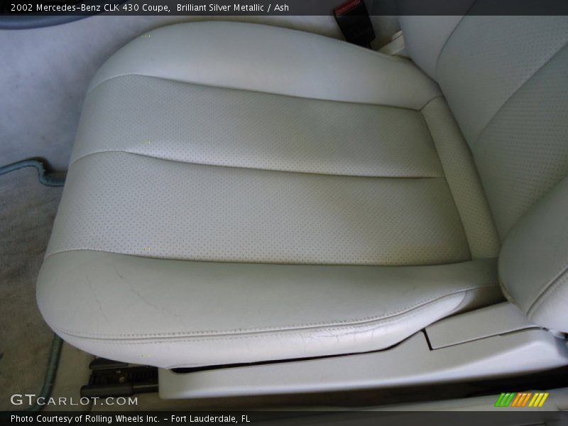 Brilliant Silver Metallic / Ash 2002 Mercedes-Benz CLK 430 Coupe