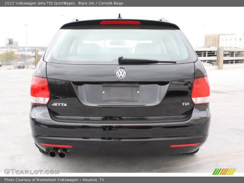 Black Uni / Cornsilk Beige 2013 Volkswagen Jetta TDI SportWagen