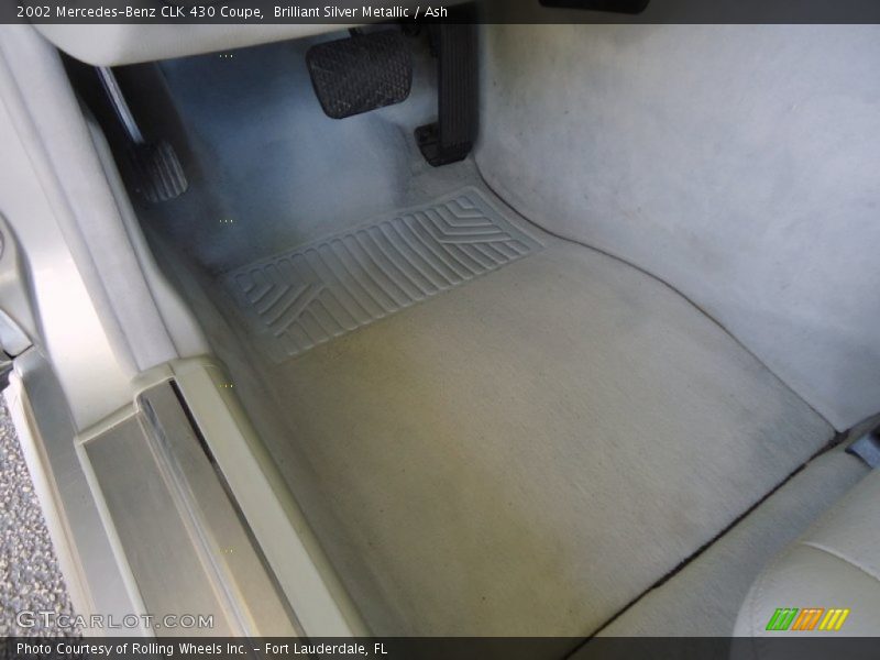 Brilliant Silver Metallic / Ash 2002 Mercedes-Benz CLK 430 Coupe