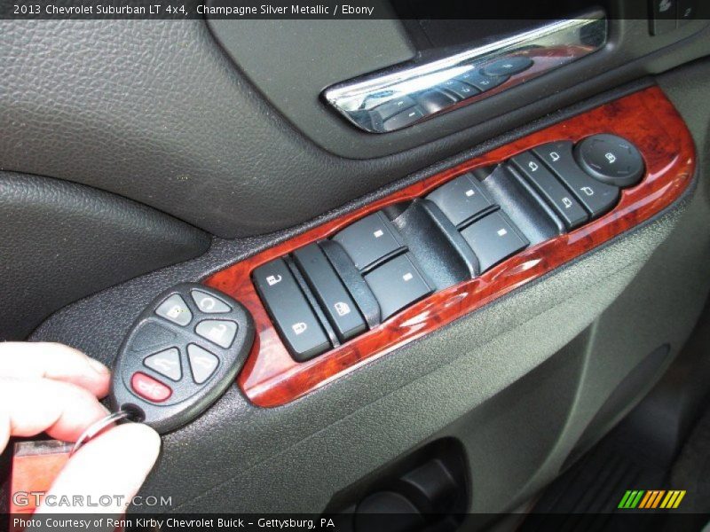 Champagne Silver Metallic / Ebony 2013 Chevrolet Suburban LT 4x4