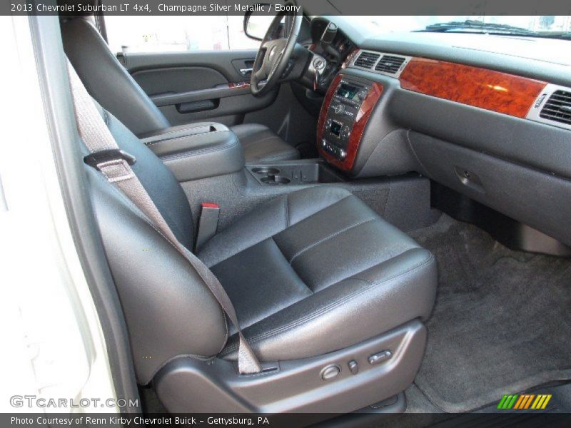 Champagne Silver Metallic / Ebony 2013 Chevrolet Suburban LT 4x4
