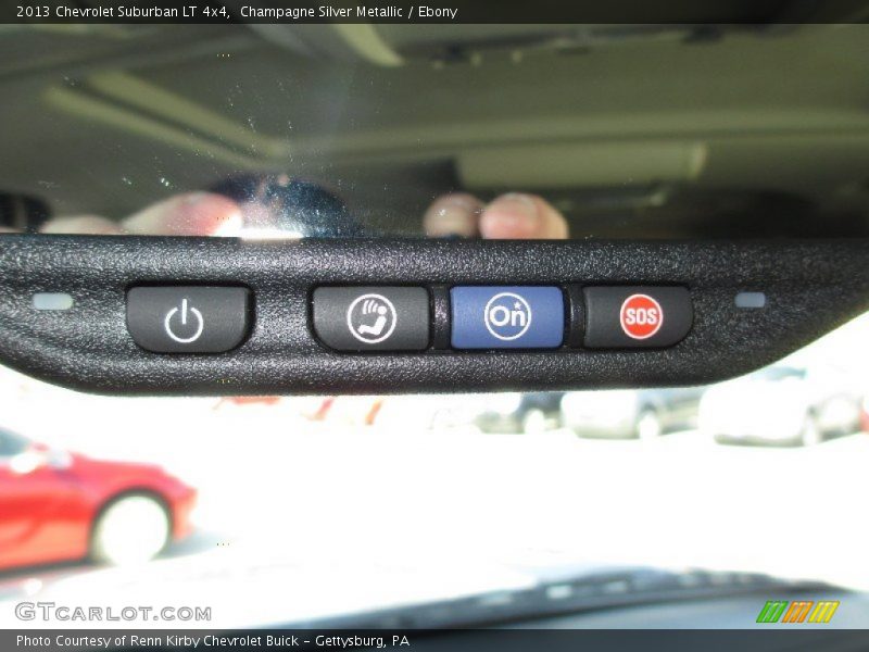 Champagne Silver Metallic / Ebony 2013 Chevrolet Suburban LT 4x4