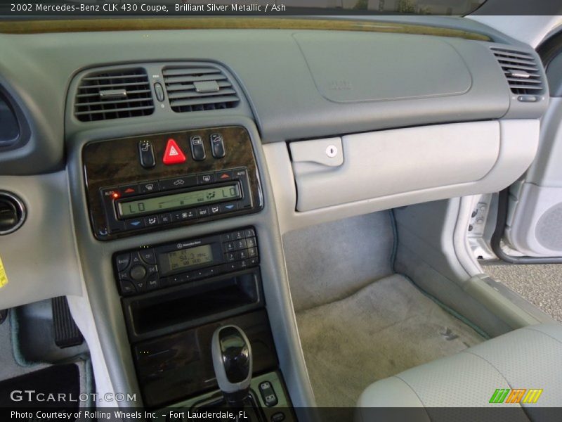 Brilliant Silver Metallic / Ash 2002 Mercedes-Benz CLK 430 Coupe