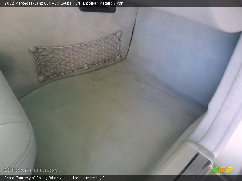 Brilliant Silver Metallic / Ash 2002 Mercedes-Benz CLK 430 Coupe