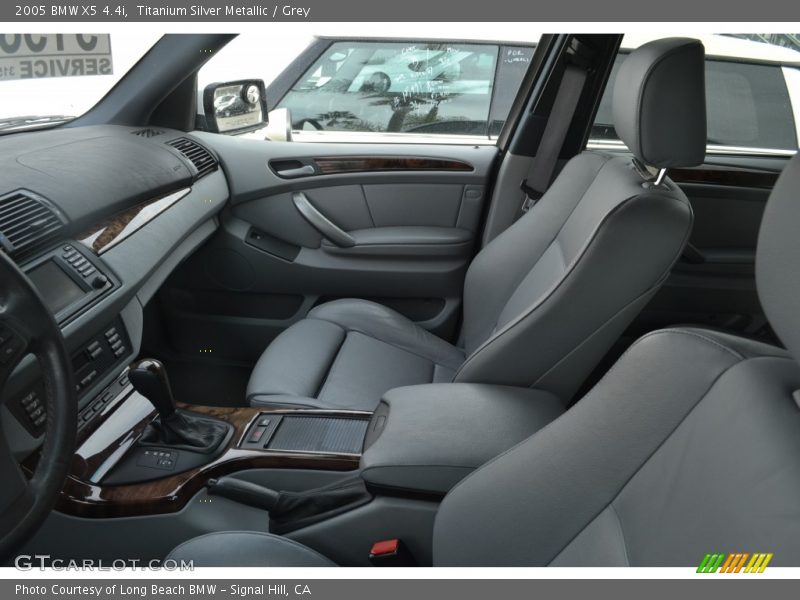 Titanium Silver Metallic / Grey 2005 BMW X5 4.4i